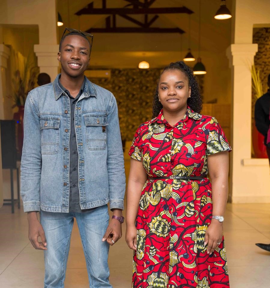 TOKO Winner Caleb lors du Challenge Jeune Entrepreneur en RDC